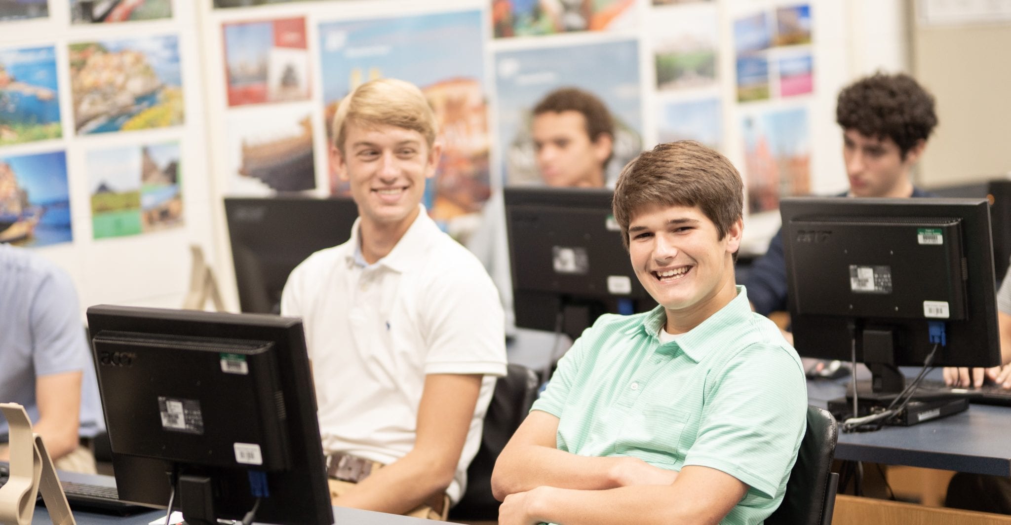 High School Students in Computer Lab